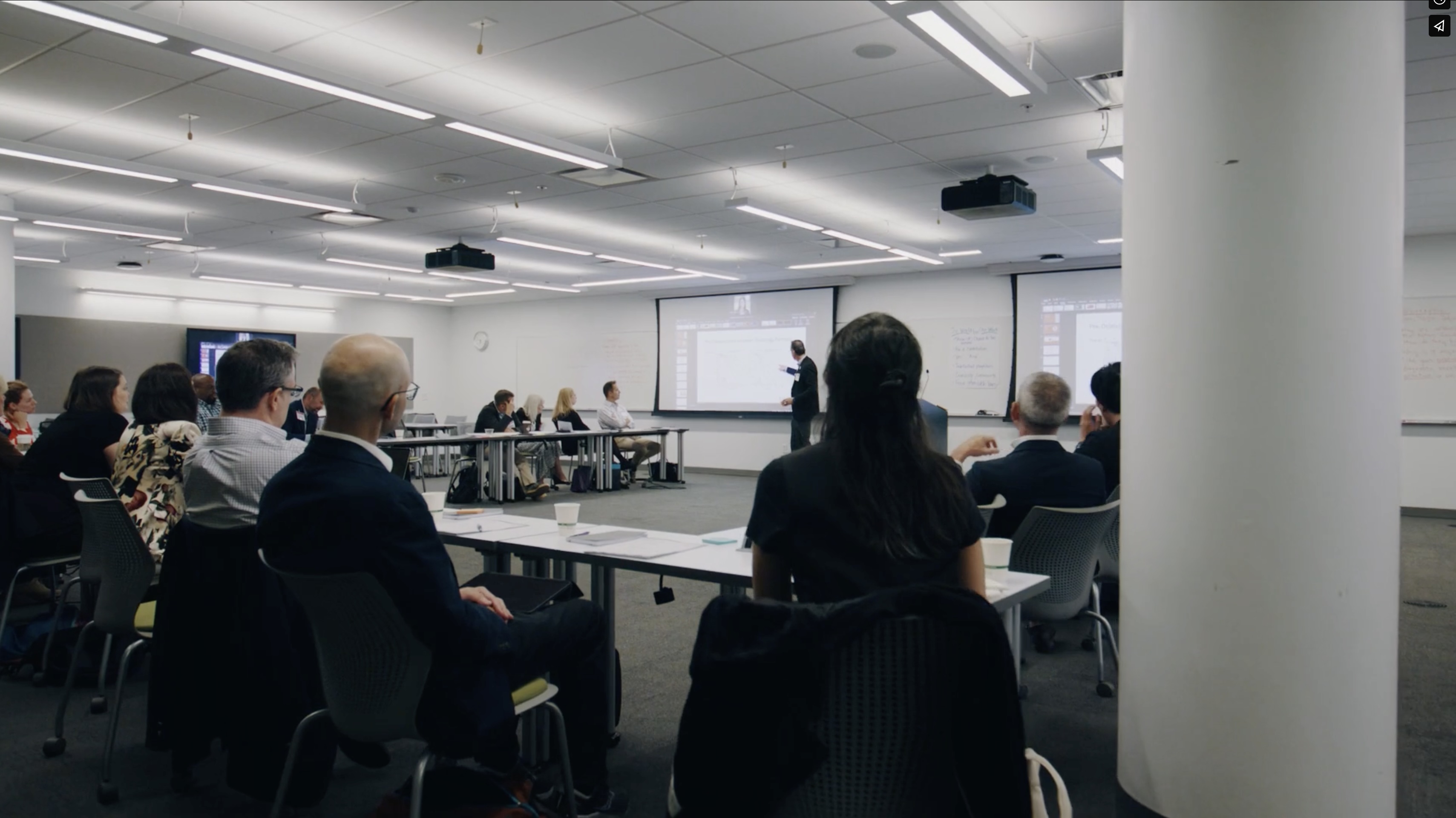 Photo of the room of participants