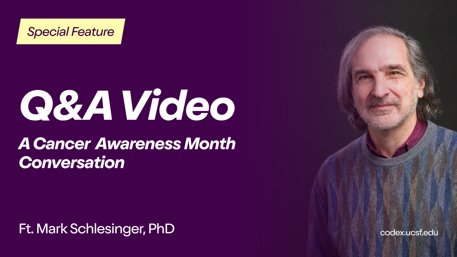 Video banner for Q&A