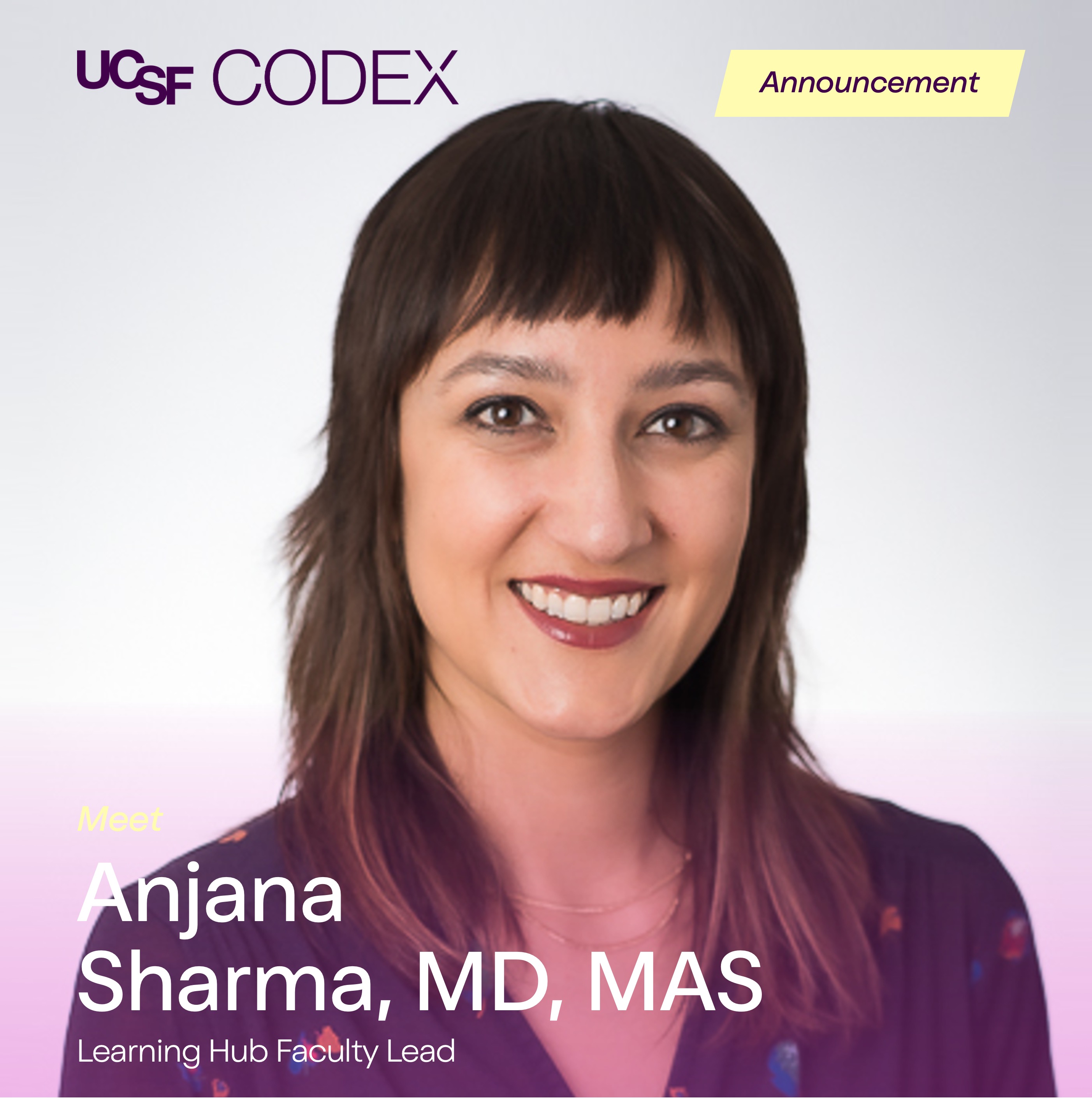 Graphic showing Anjana's headshot